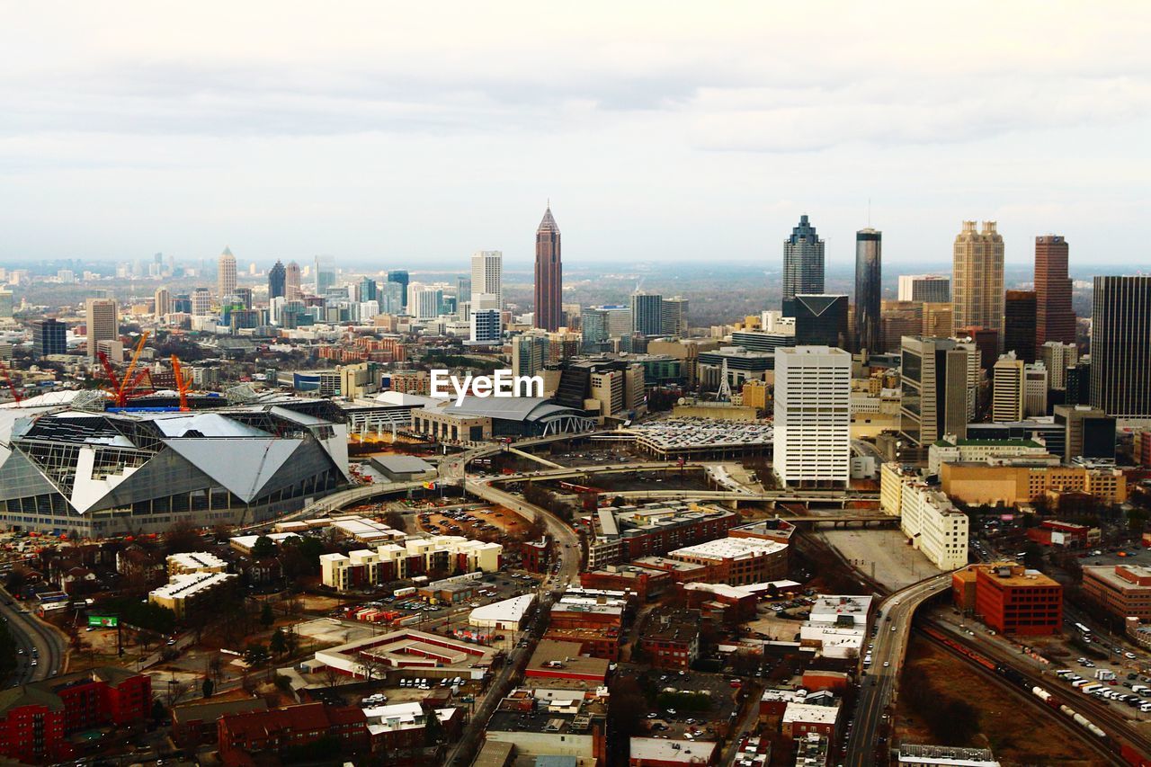 Aerial view of a city