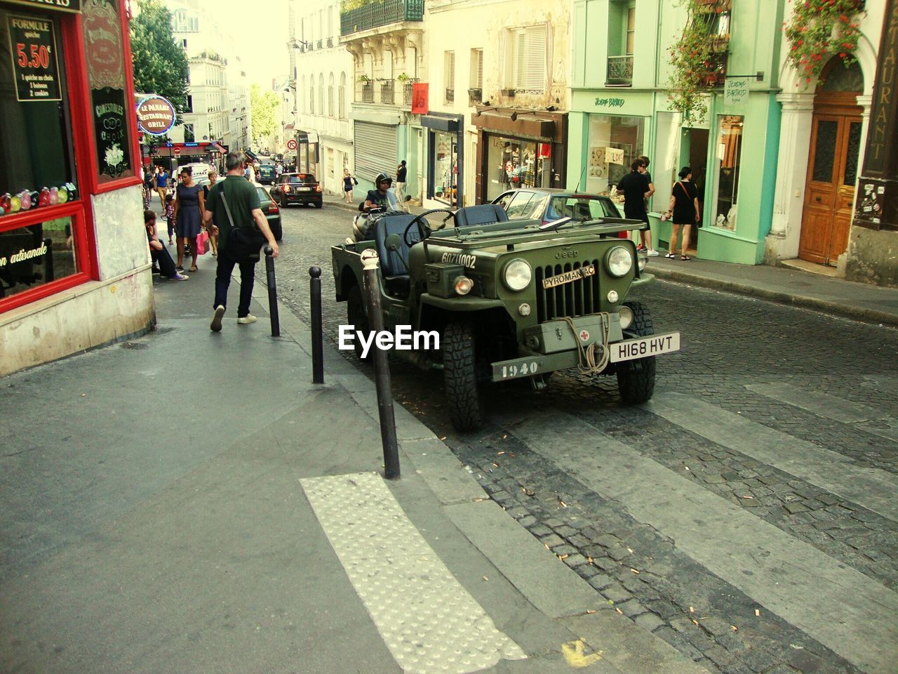 PEOPLE WALKING ON STREET