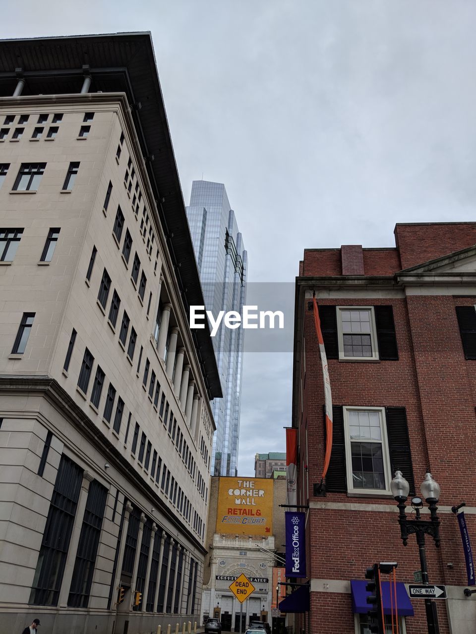 LOW ANGLE VIEW OF BUILDINGS