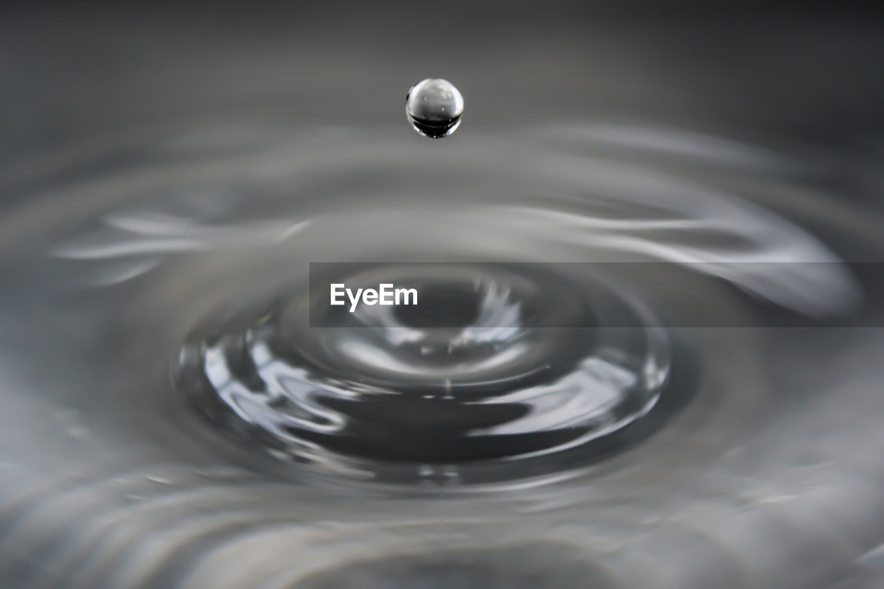 Close-up of water against sky