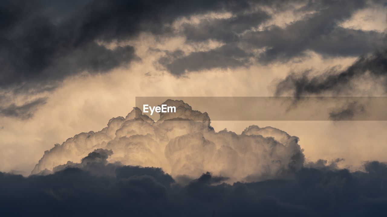 Low angle view of clouds in sky