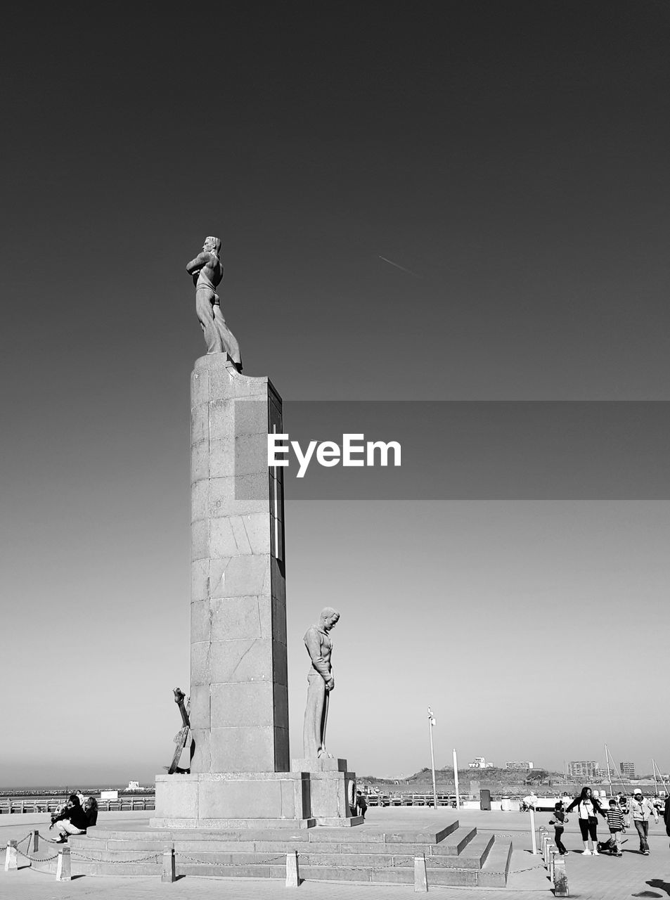 STATUE OF LIBERTY ON BEACH