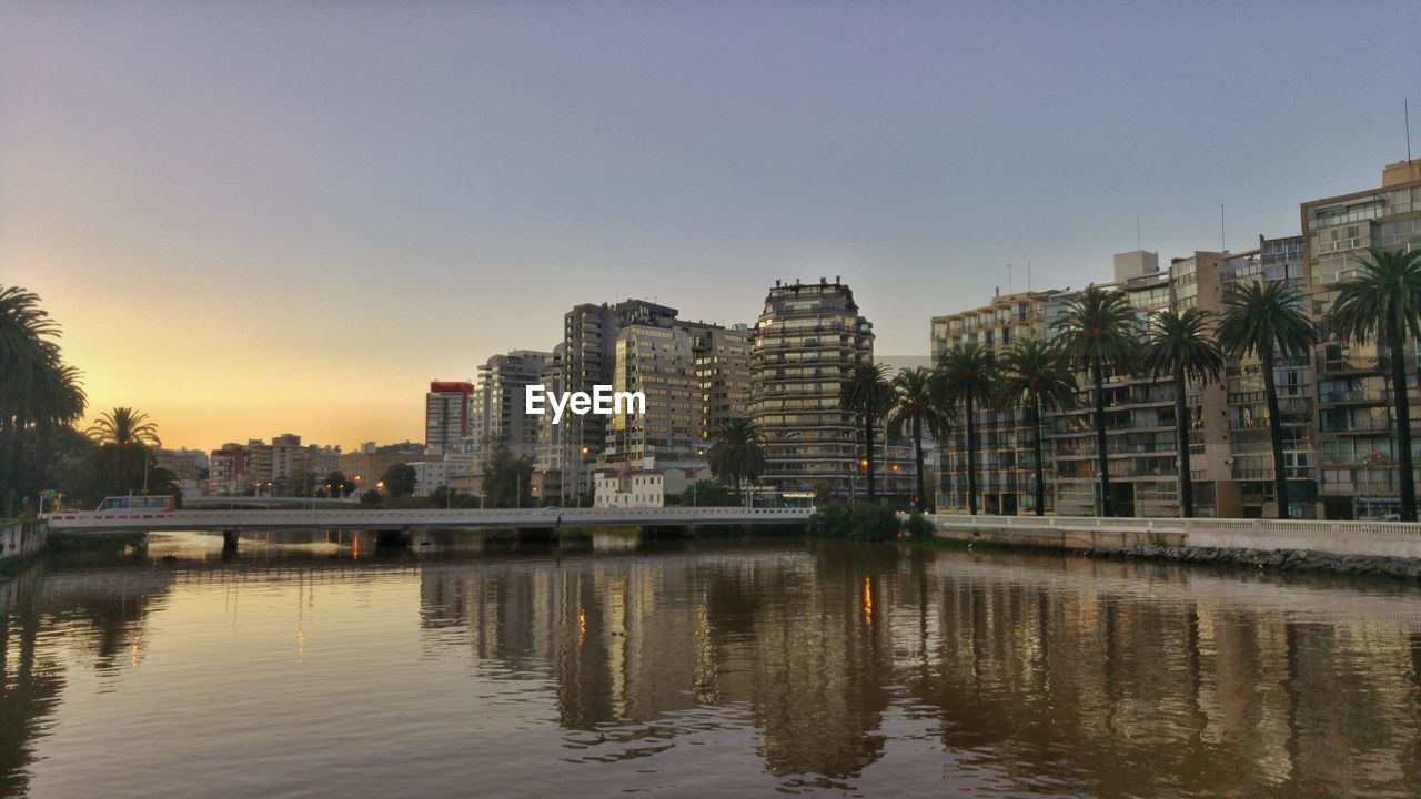 River with buildings in background