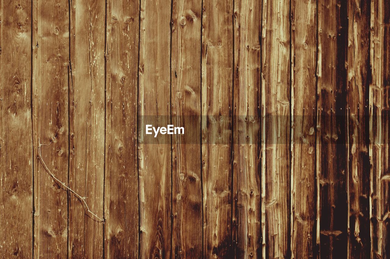 Full frame shot of wooden wall