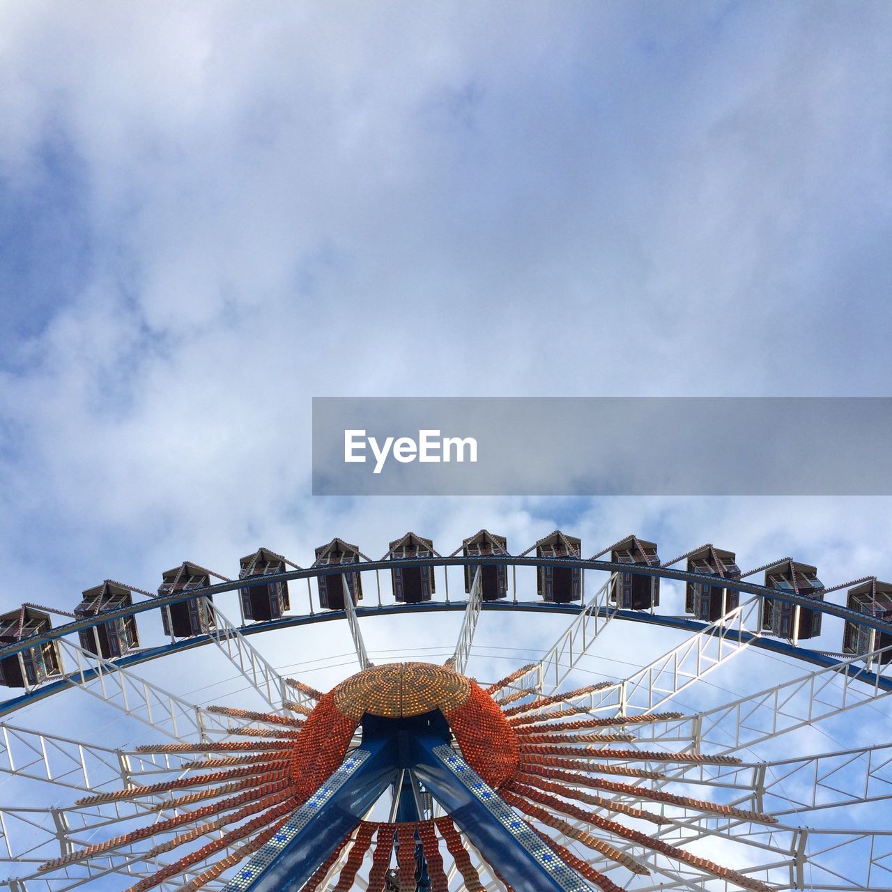 Low angle view of ferris wheel