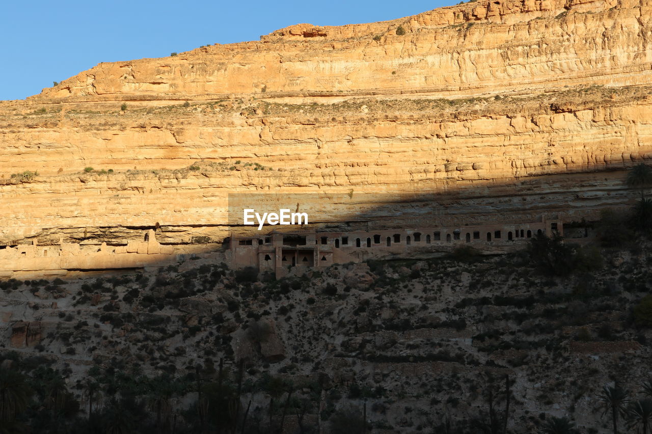 View of rock formations