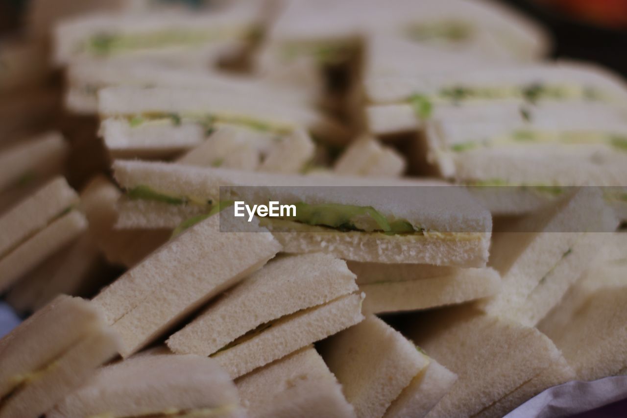 Close-up of bread on table