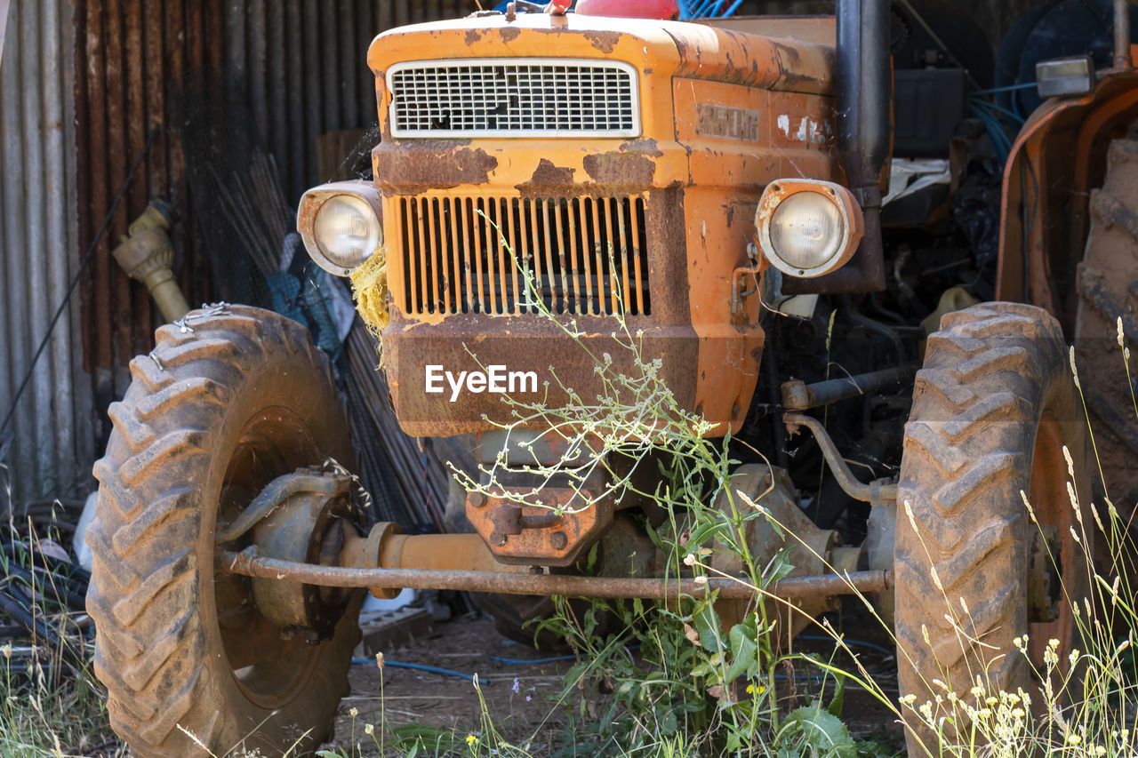 Vintage tractor from the 1960s.