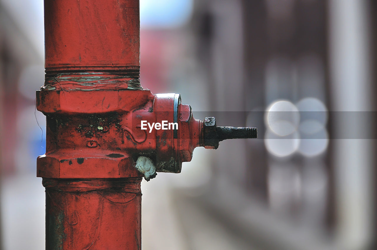 Close-up of fire hydrant