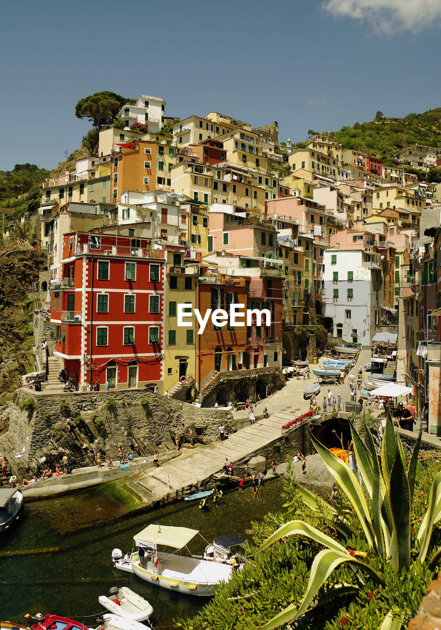 Riomaggiore in italy landscape italian view 