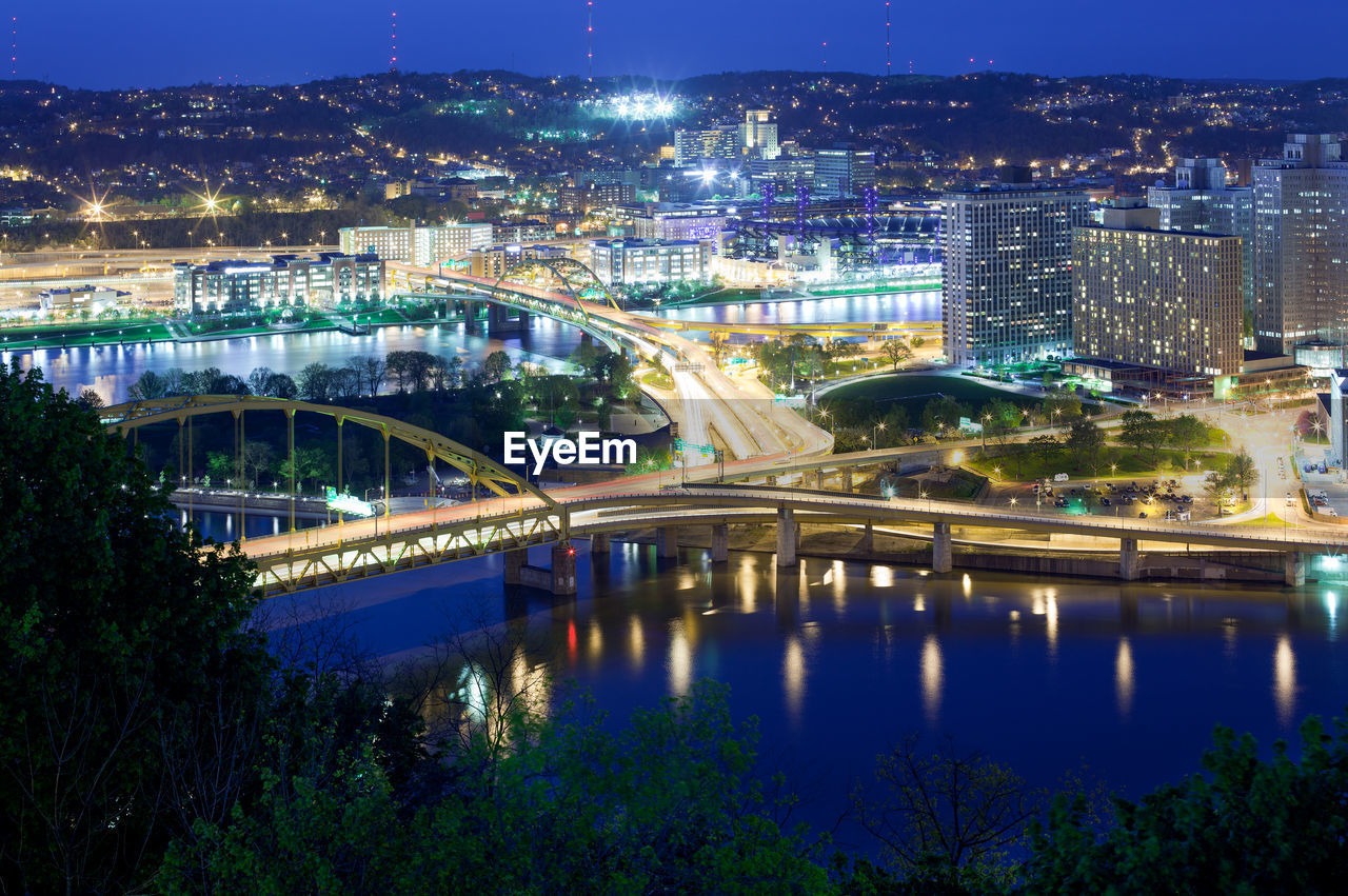 Bridges over the monongahela river and allegheny river, pittsburgh, pennsylvania, united states