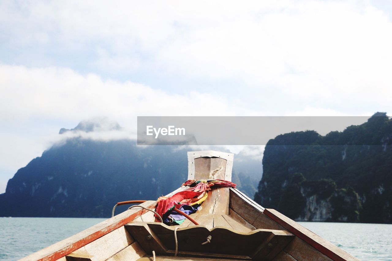 Boat on lake