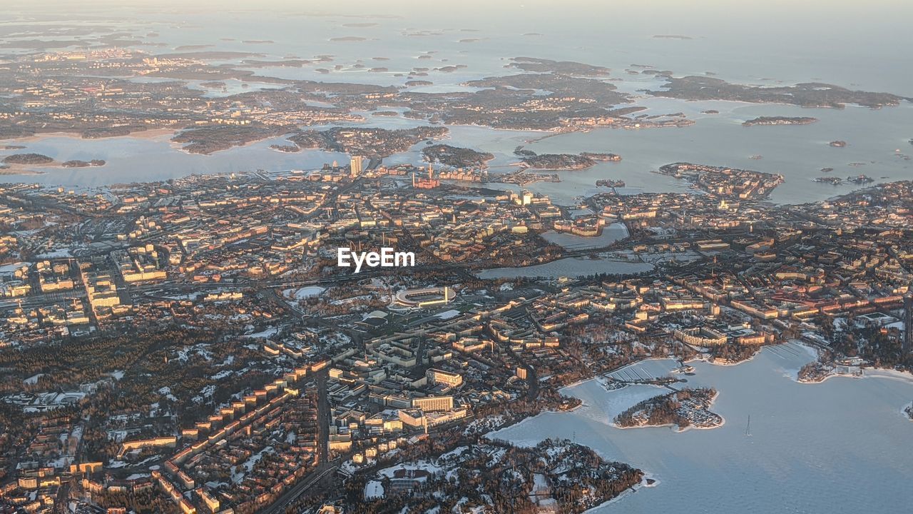 Aerial view of helsinki