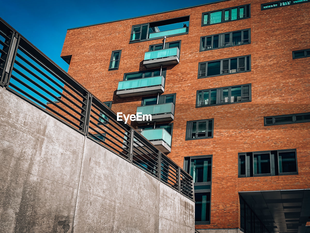 Low angle view of residential building