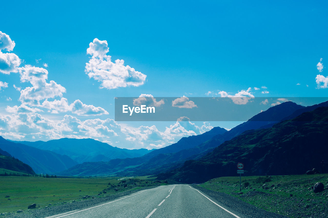HIGHWAY AGAINST SKY