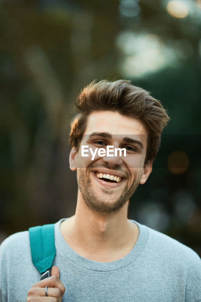 Portrait of a smiling young man