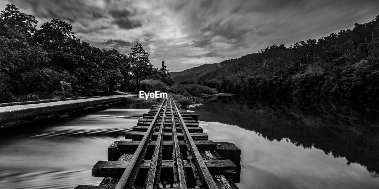 Scenic view of river against sky