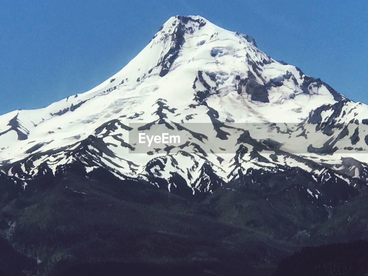 SNOWCAPPED MOUNTAINS AGAINST CLEAR SKY