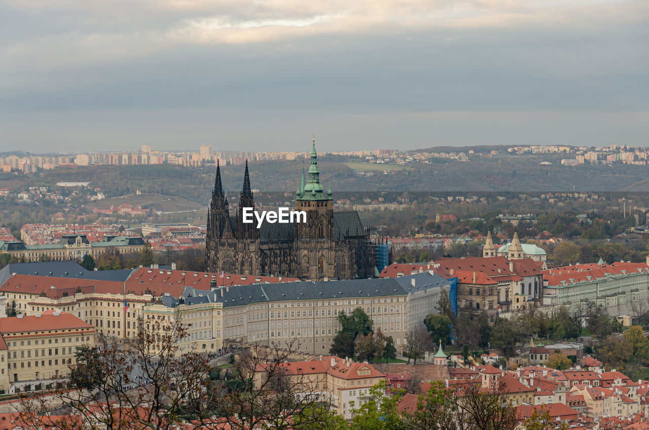 Prague seen from petrin tower