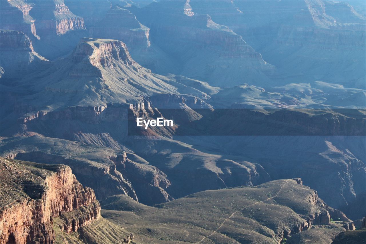 Aerial view of mountains