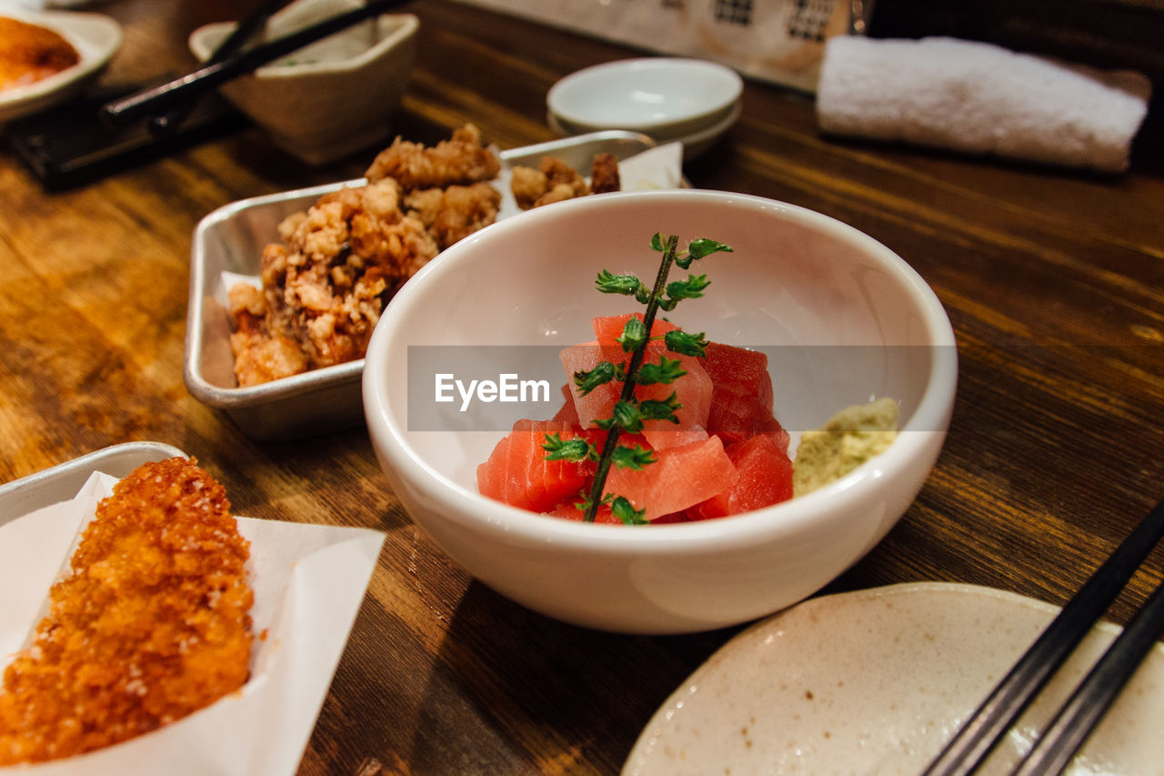 Close-up of food in plate