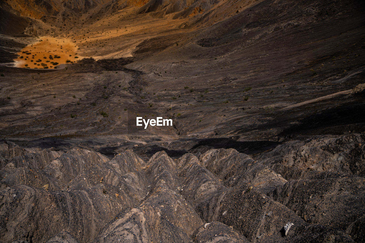 scenic view of rock formations