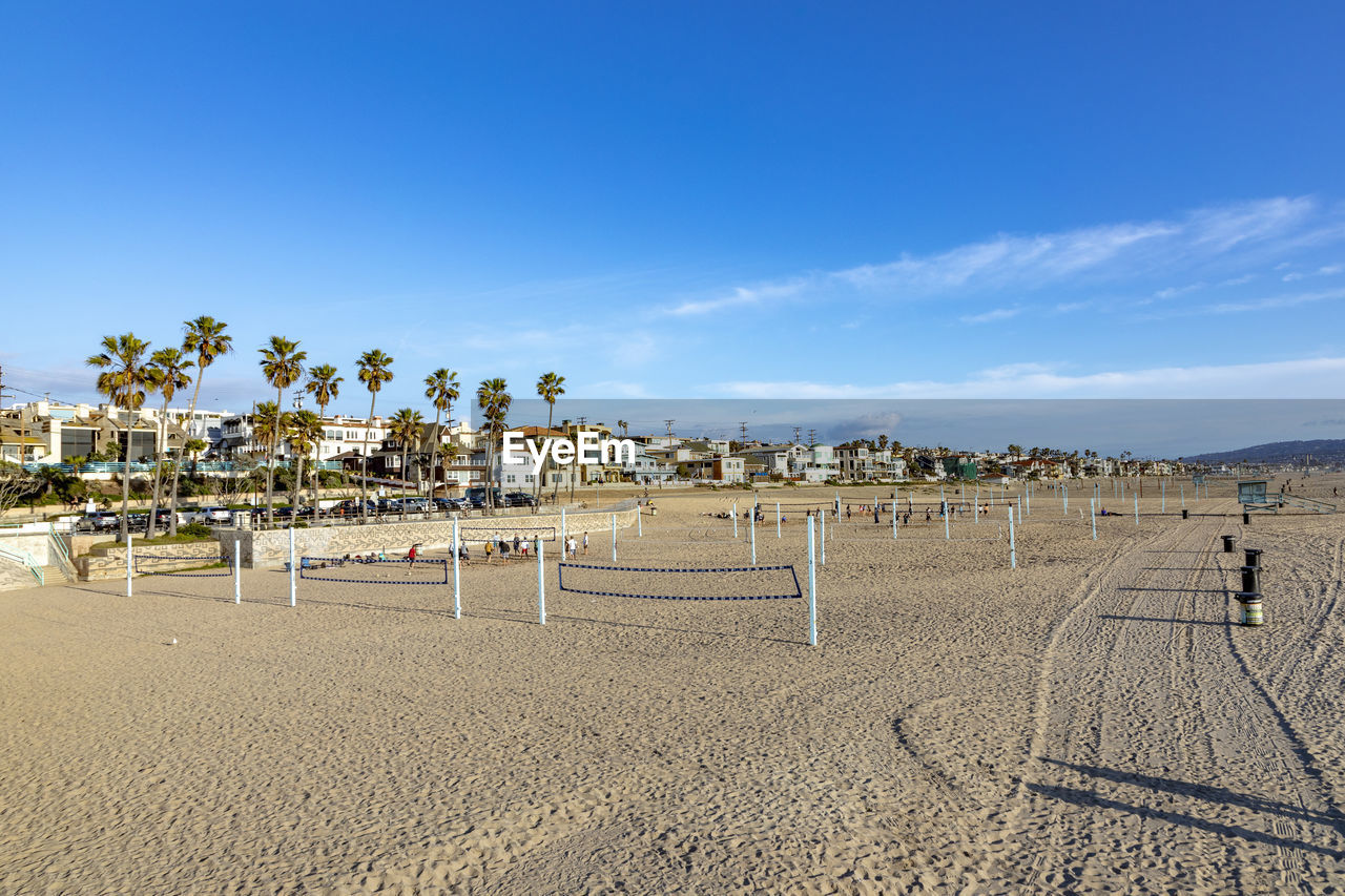panoramic view of beach against sky