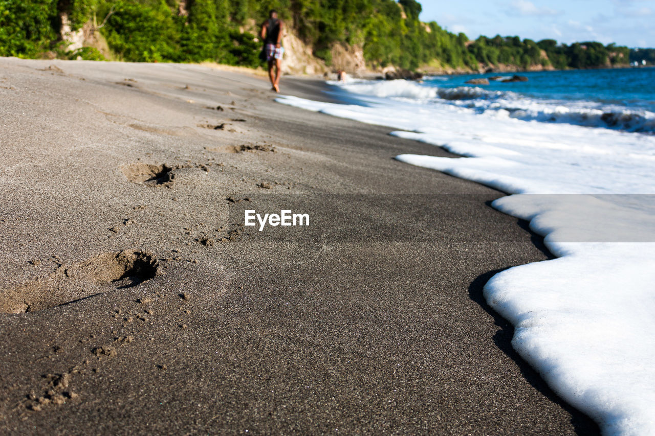 PEOPLE ON SANDY BEACH