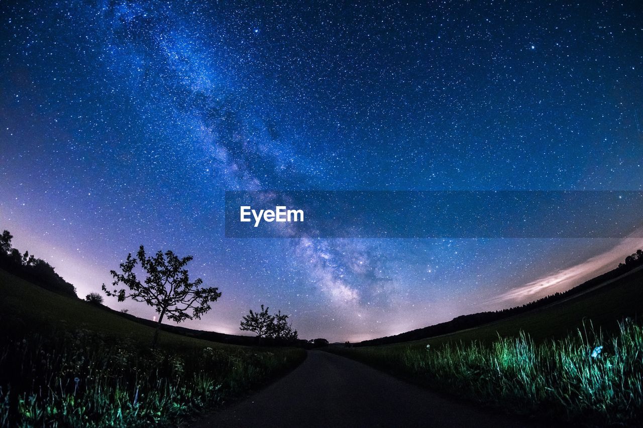 SCENIC VIEW OF STAR FIELD AGAINST CLEAR SKY