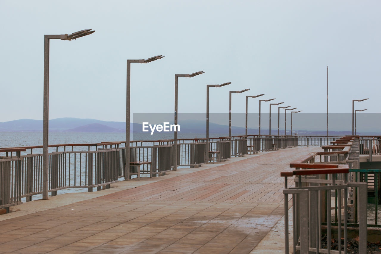 The bridge in the central part of the town in pomorie, bulgaria.