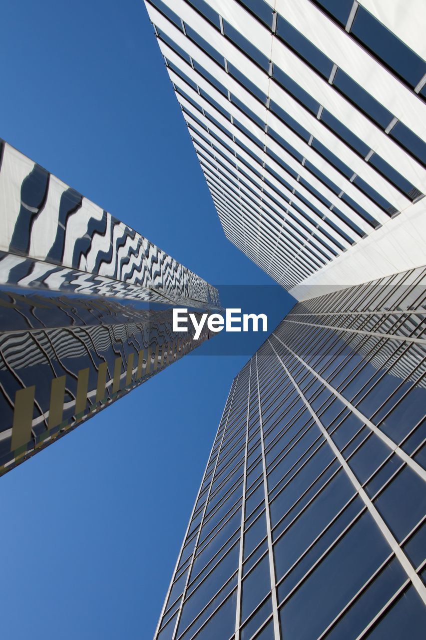 Low angle view of buildings against sky