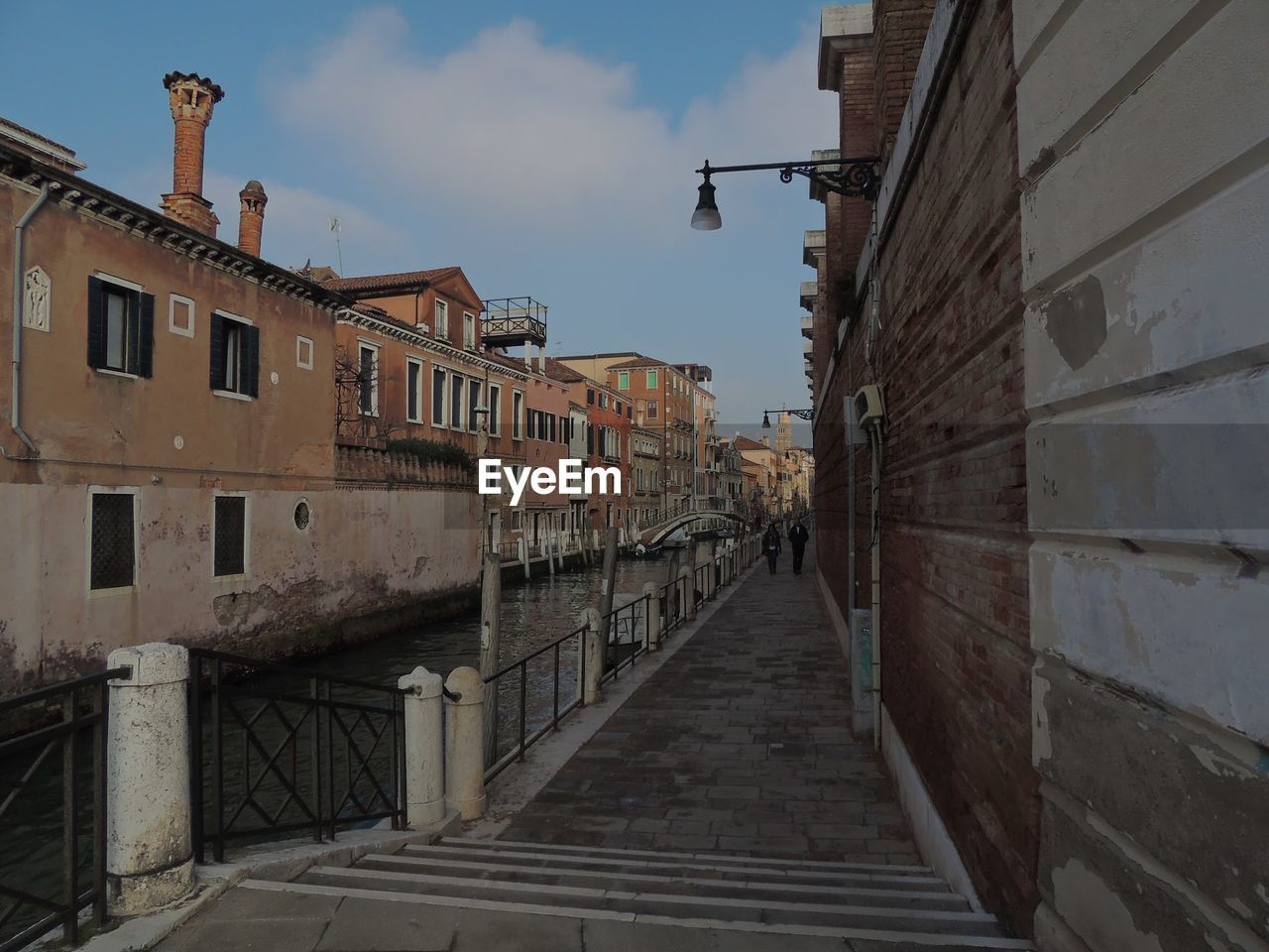 View of city against sky. venice