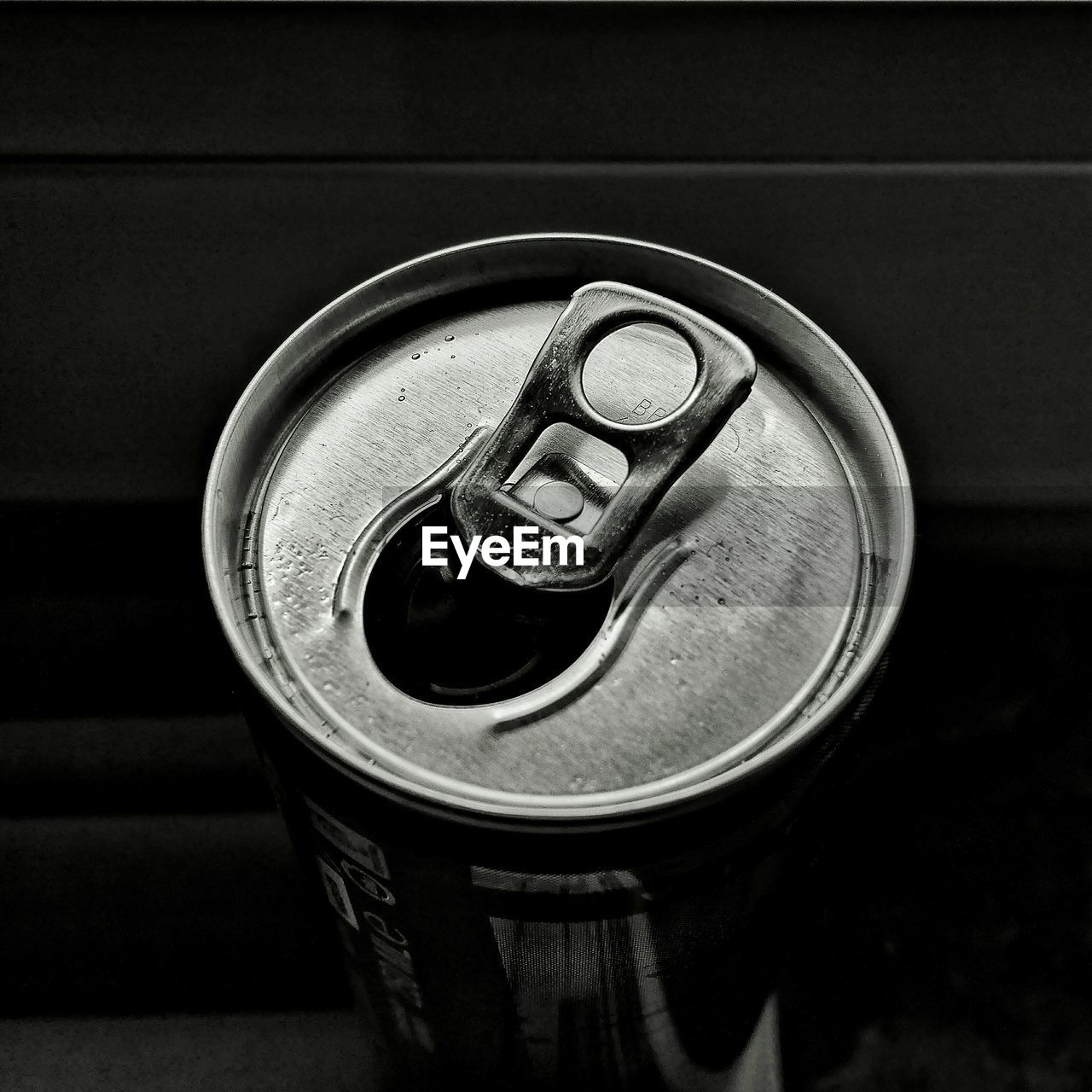 Close-up of cold drink container