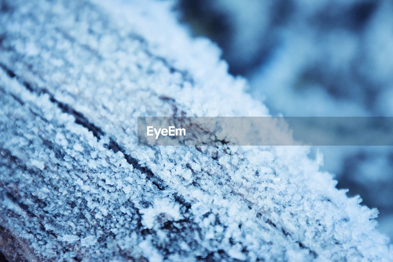 frost, blue, snow, freezing, cold temperature, winter, close-up, no people, frozen, ice, nature, backgrounds, selective focus, textured, macro photography, full frame, white, day, outdoors, environment, macro, snowflake, pattern, beauty in nature, extreme close-up