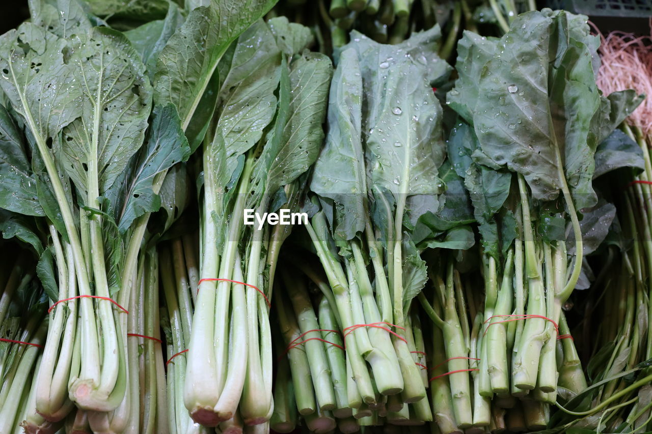 Close-up of vegetables for sale at market stall