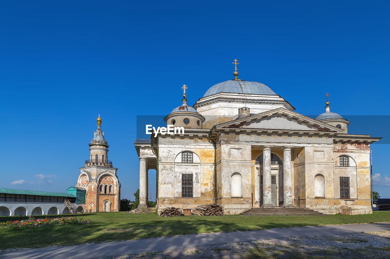 Borisoglebsky cathedral in novotorzhsky borisoglebsky monastery in torzhok, russia