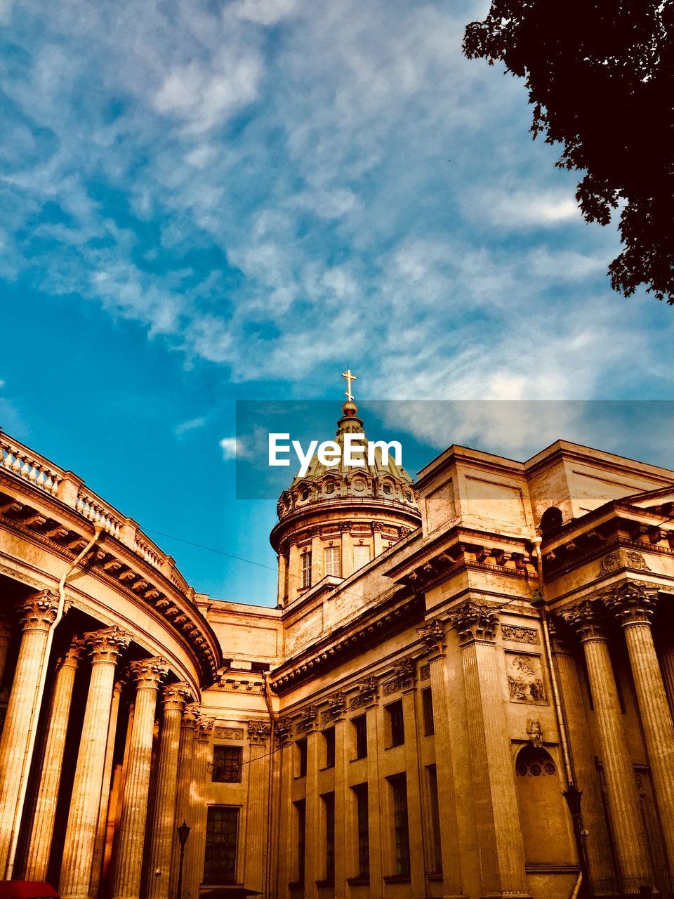 Low angle view of building against sky