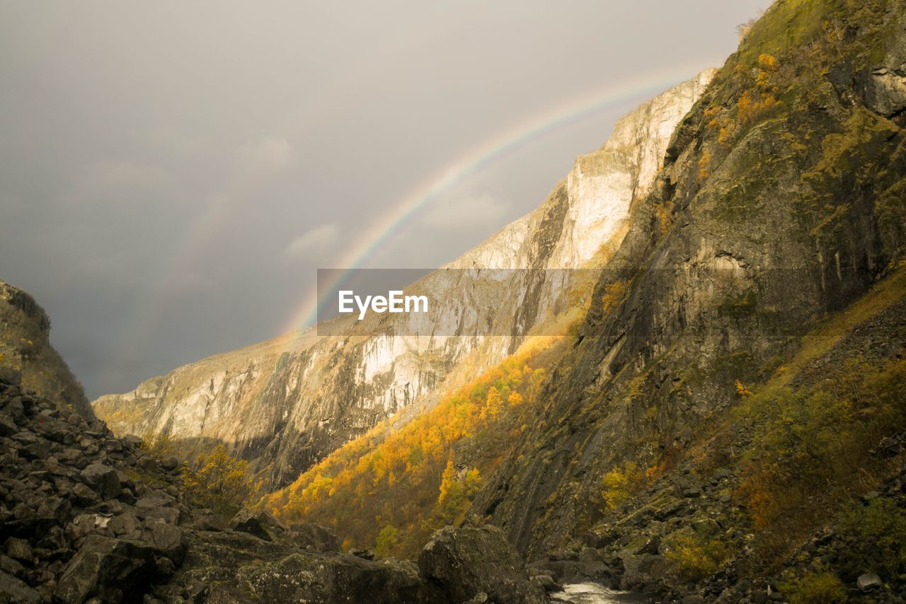 SCENIC VIEW OF RAINBOW AGAINST SKY