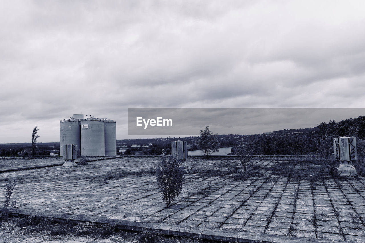 BUILT STRUCTURES AGAINST SKY