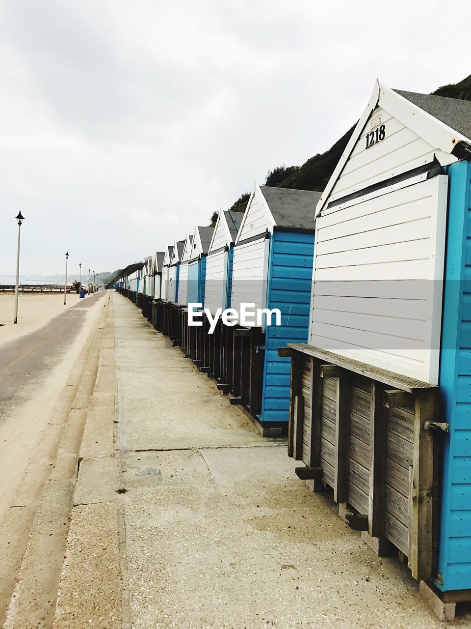 View of beach against sky