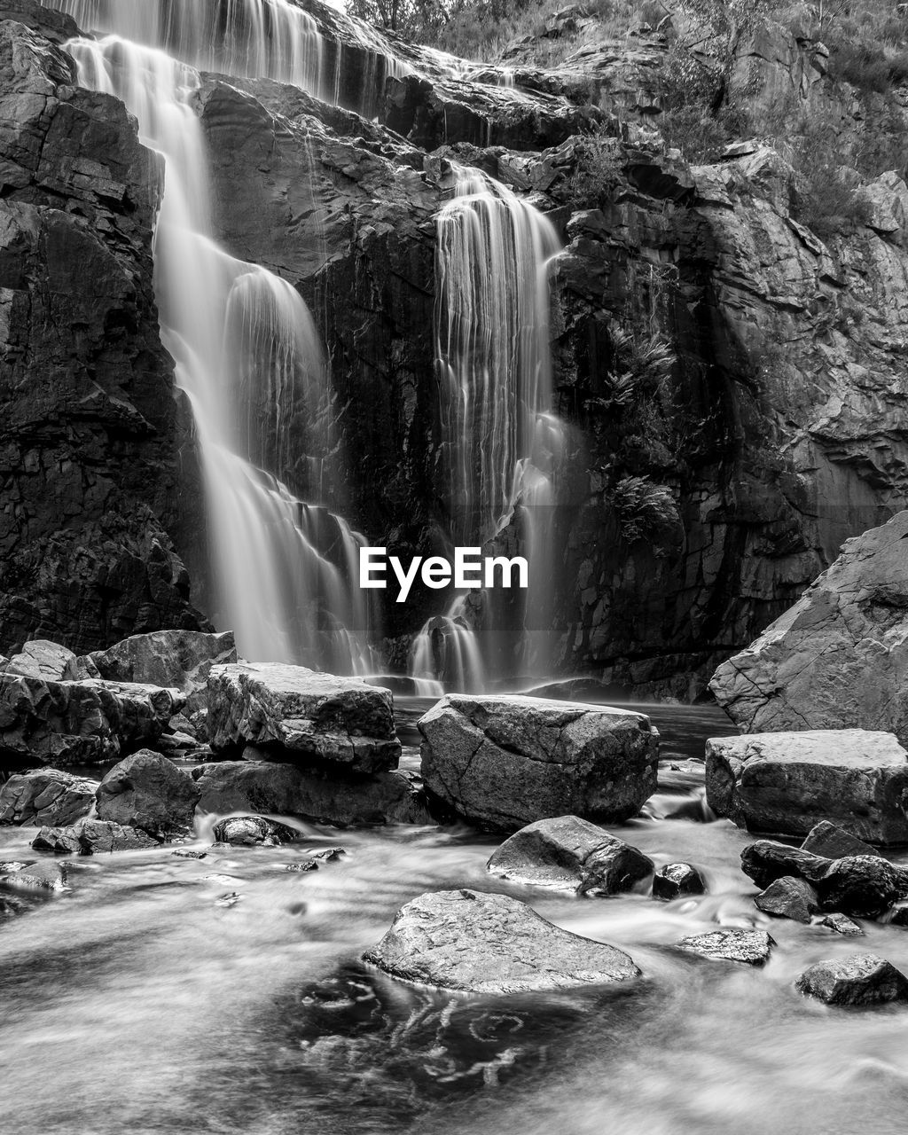 VIEW OF WATERFALL