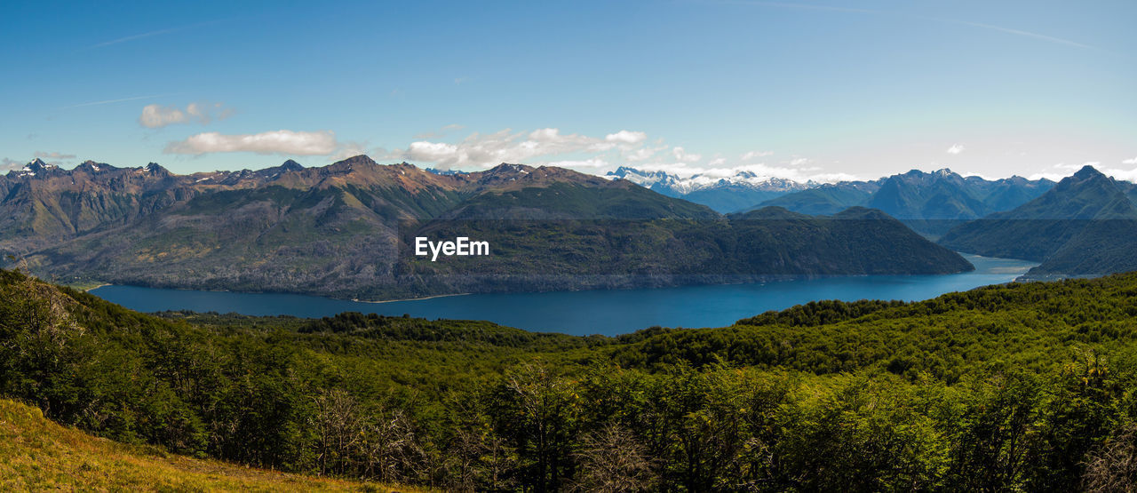 Los alerces national park panoramic view, argentina