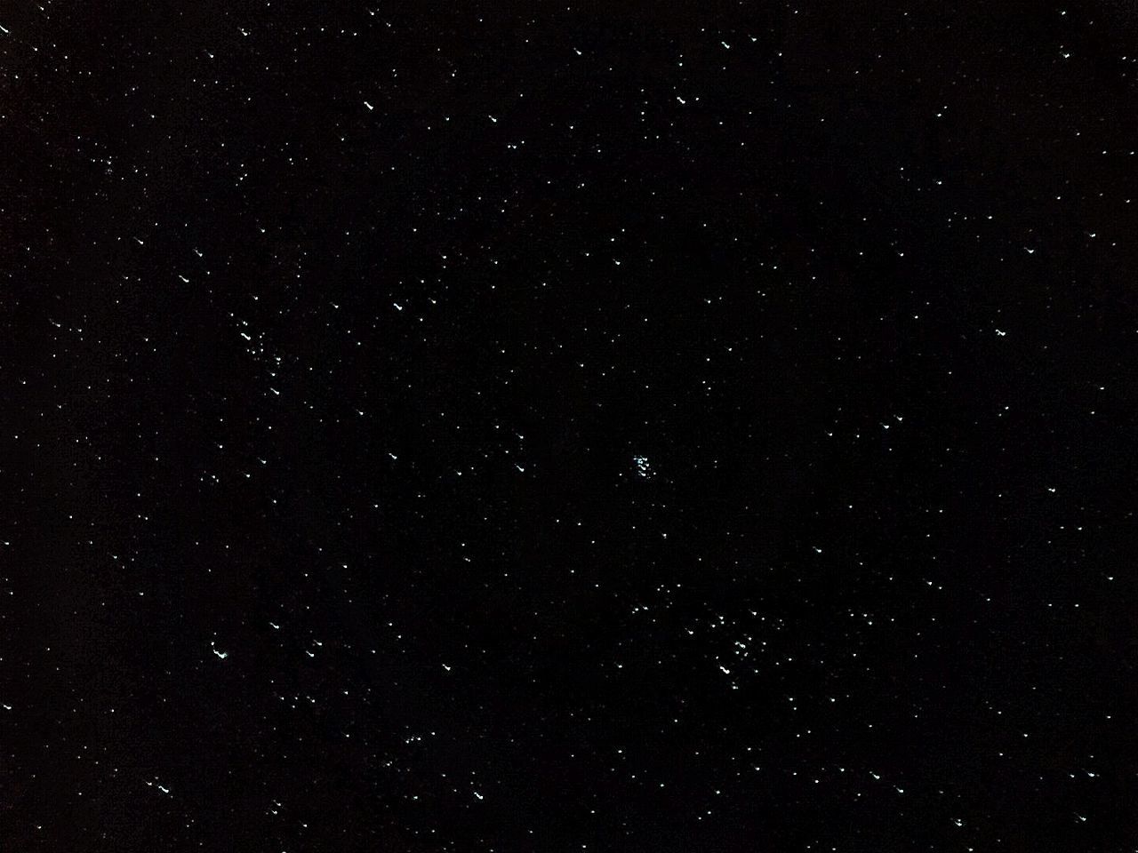 LOW ANGLE VIEW OF STAR FIELD AT NIGHT