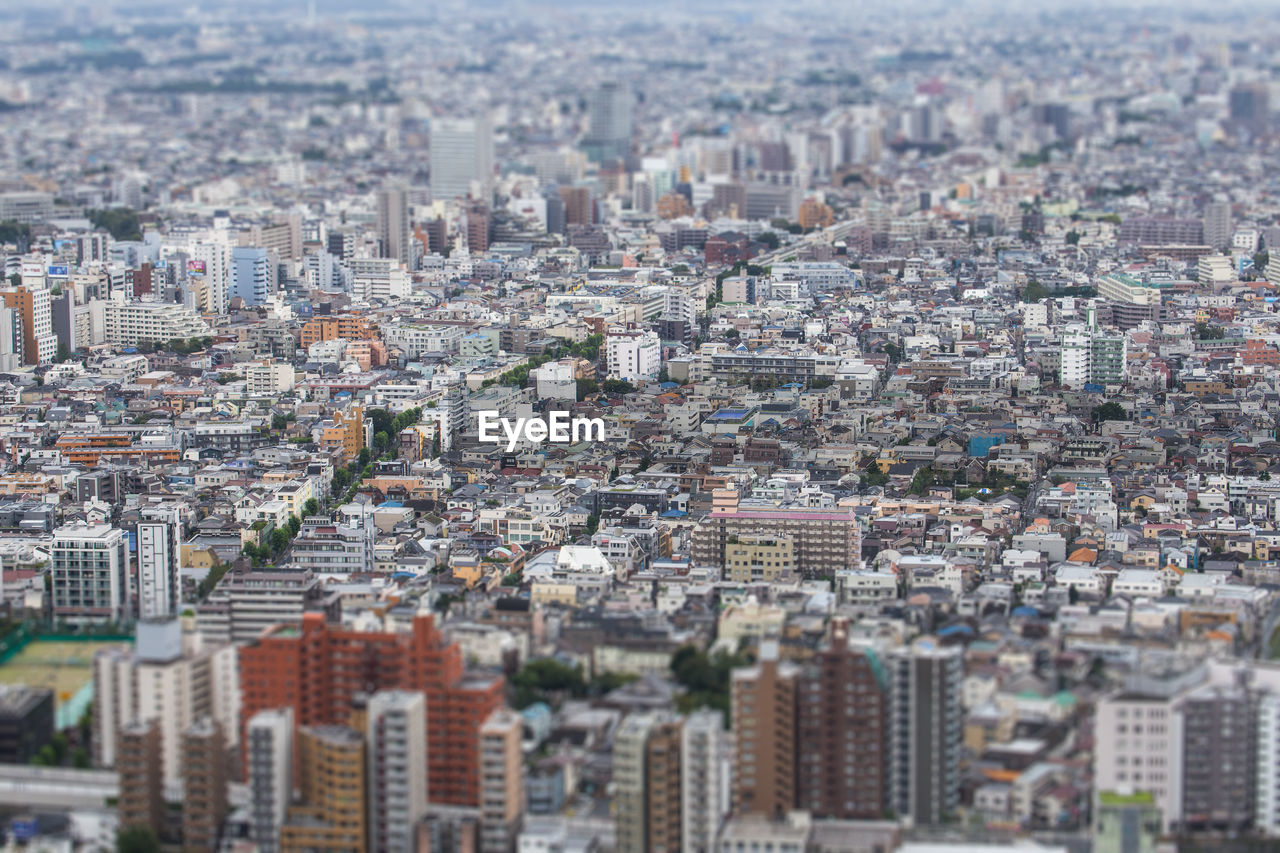 Aerial view of cityscape