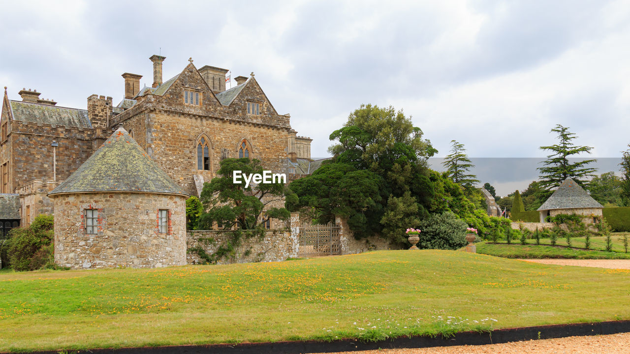 View of old building against sky