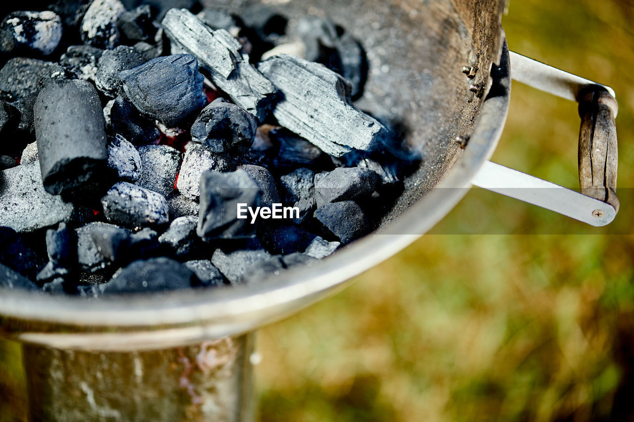 Close-up of black cigarette