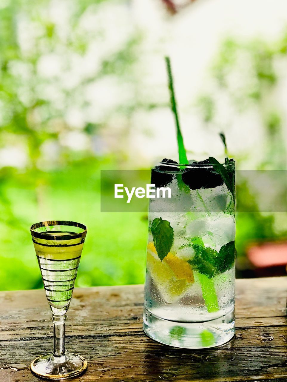 Close-up of drink on table