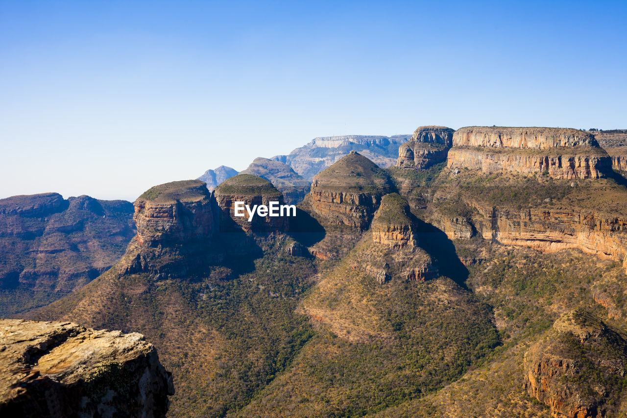 PANORAMIC VIEW OF ROCK FORMATION