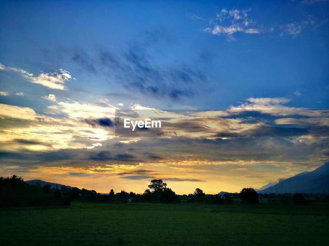 SCENIC VIEW OF SUNSET