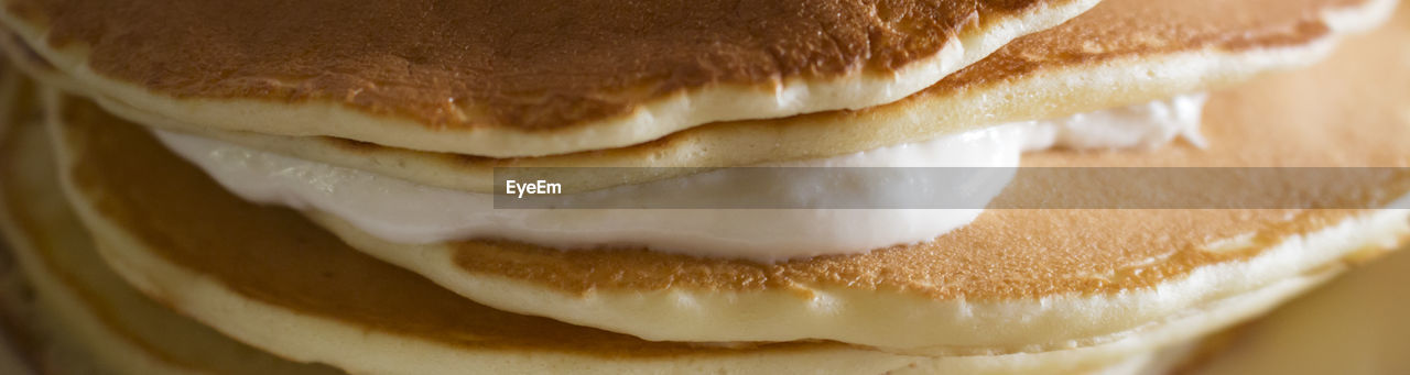 Detail shot of pancakes